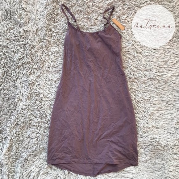 Skims Fits Everybody Slip Dress in Plum M